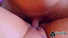 Hot milf gets creampied by friend's big cock