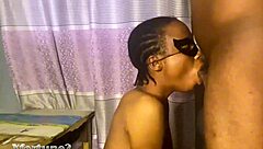 Horny Ebony Babe Craves Intense Licking Before Leaving