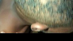 Pretty ebony amateur gets her tits sucked and fingered by drummer boy during masturbation