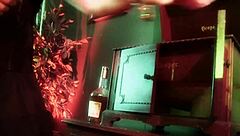 Tyler Receives Facial Cumshot From Classy Dude's Cock In Lingerie And Heels.