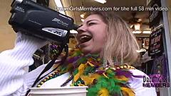 Mardi Gras in the streets of New Orleans: a celebration of the flesh