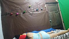Amateur couple experiences paranormal activity during intimate moments