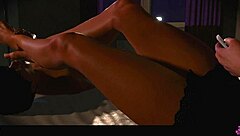 nasty older stepsister lets brother enjoy her feet