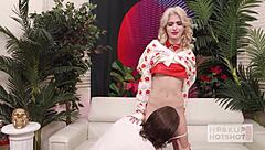 Petite fuck doll Emma Rosie gets fucked in the rear hole