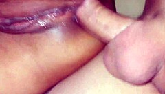 Husband's quickie leaves cum in my mouth