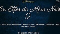 French elf talks dirty solo in mother's noel episode 9
