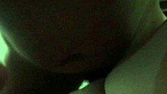 Melissa feels emotional during retro blowjob