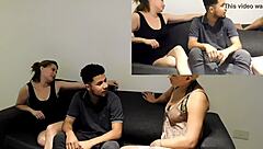 We fucked my nephew's friend with my sister-in-law in hardcore doggystyle with big cock!