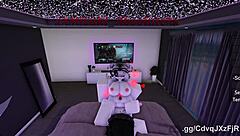 Big dick lover gets a ride in Roblox condos