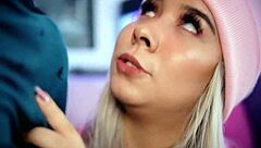 I can't resist sucking my stepbrother's cock live