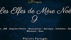 French elf talks dirty solo in mother's noel episode 9