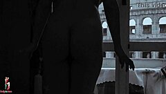 Double anal fisting for lady ana in colosseum