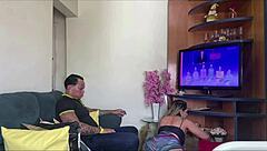 Suzie in Dining Room with Jhony Gab