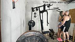 My Personal Trainer Gives Me Anal Creampie in Gym
