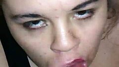 Slut Teases With Monster Cock Blowjob