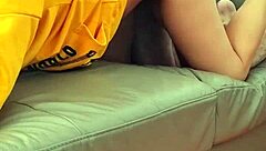 European babes get rough and wet in doggy style