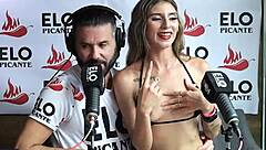 colombian alessa kitty in casting interview for spicy room