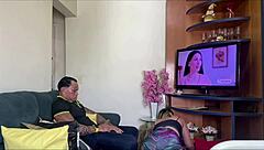 Suzie in Dining Room with Jhony Gab