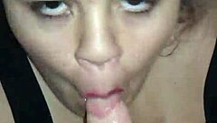 Slut Teases With Monster Cock Blowjob