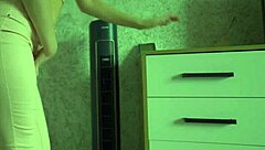 Female desperation in jeans