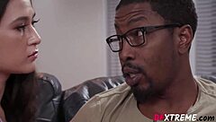 Jealous Girlfriend Fucks Huge Interracial Cock