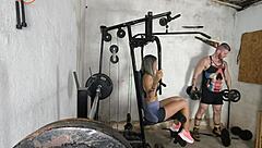 My Personal Trainer Gives Me Anal Creampie in Gym