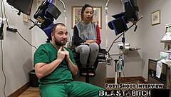 Kalani Luana sucks dick twice before doctor fucks her in POV