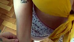 Chantagem: See my big cock or your boyfriends wil see it too