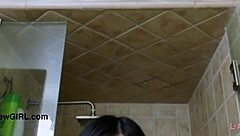 asian teen model gets sensual massage in photoshoot