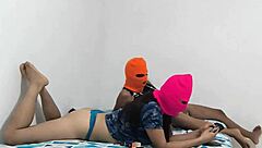 Young Latina gives a sensual massage with more
