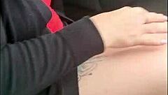 Kiwi milf plays with beads