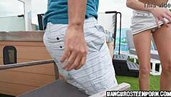 I Got Banged Real Hard as a Slutty Blonde Step Daughter