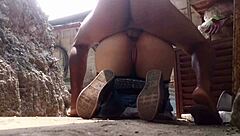 Petite Latina gets her ass ripped and filled with cum