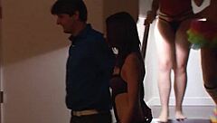 A group of people who like to have sex with multiple partners engage in an orgy