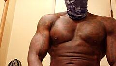 Tall, dark, and handsome hallelujah Johnson in military action
