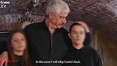 i watch two petite teen cuties get whipped and dominated by the holy master