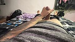 Colombian MILF Rips Clothes for Monster Cock Voyeur Fucking