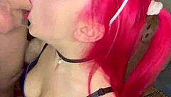 Cute Teen Gets Facefucked Rims And Drinks Sperm