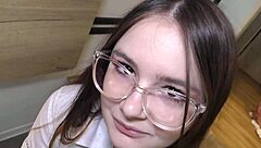 amatuer teen vivien doll says 'fuck me teacher' to her black maths teacher