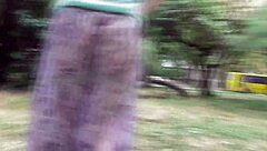 I love flashing my hairy mature pussy in see-through dress