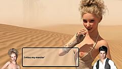 the blonde gives a blowjob in the demo