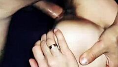 Slow sensual banging with wife in lingerie