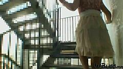 Yo, this Japanese milf just got a wild creampie scene!