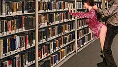 A hot librarian makes love to a pretty doll called Rika