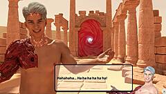 the blonde gives a blowjob in the demo