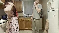 Stepdad seduces drunk stepdaughter for a taboo pleasure