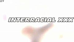 Big tits and a rough interracial sex scene