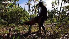 living with adam and eve in a paradise of intense anal debauchery in brazil