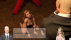 the blonde gives a blowjob in the demo