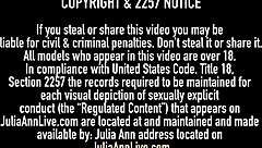 Julia Ann Mouth Fucks Huge Cock with Intense Handjob